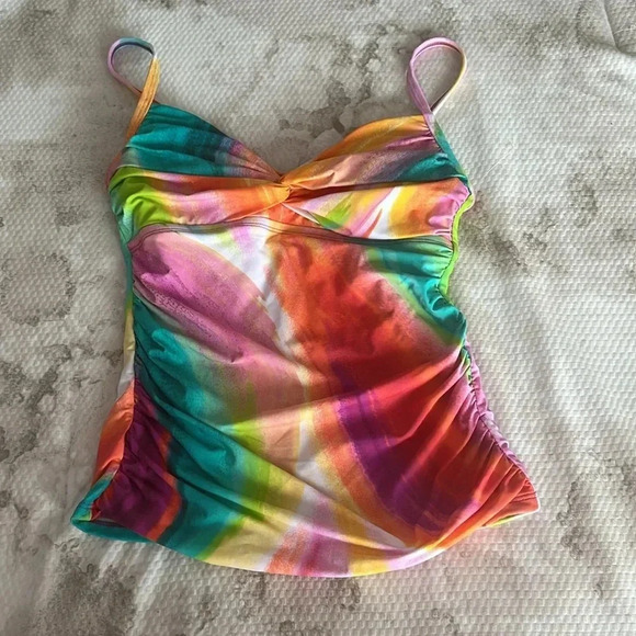 Bleu Rod Beattie Splash Out Underwire Tankini Top Size 4 - Picture 5 of 7